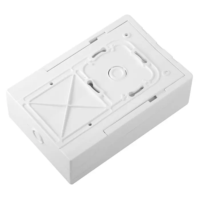 Simon Base de enchufe múltiple Multifix - Blanco, Plástico, IP20, Montaje en la pared