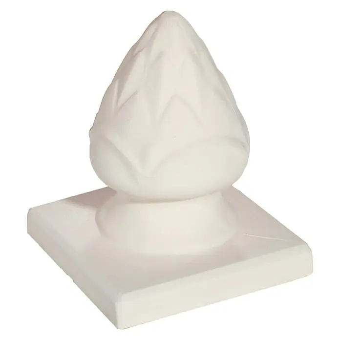 Tapa de remate para pilares Piña - 22 x 22 cm, Blanco