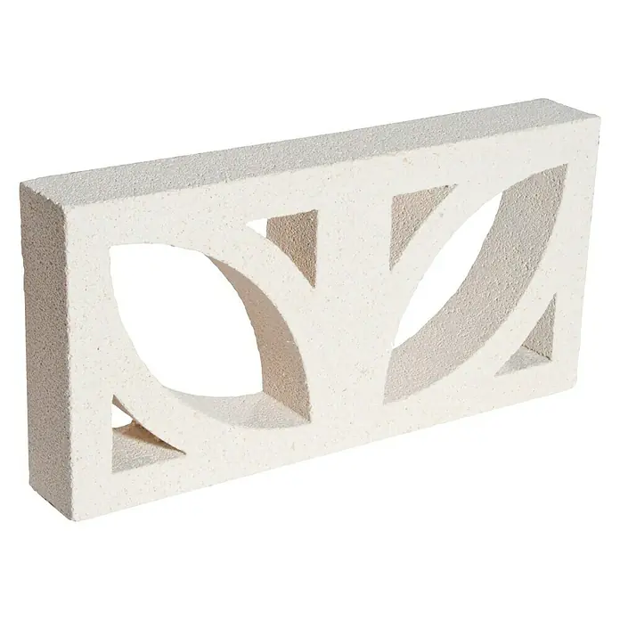Celosía de pared Pétalos - 40 x 20 cm, Blanco