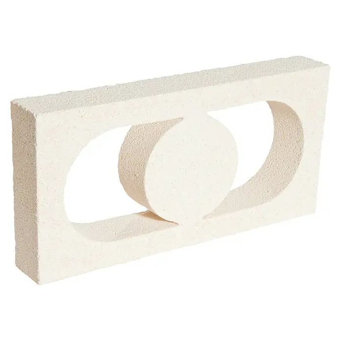 Celosía de pared Mundo - 40 x 20 cm, Blanco