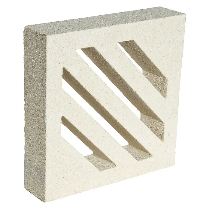 Celosía de pared Palmera - 25 x 25 cm, Blanco