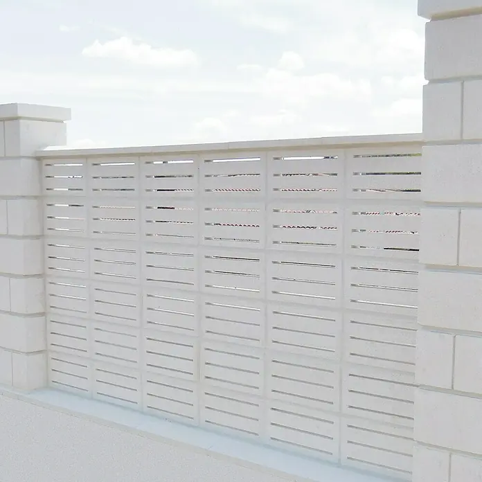 Pasamano para celosía de pared - Hormigón, Largo: 50 cm