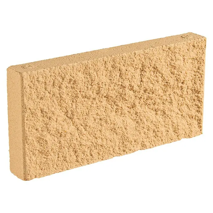 Revestimiento plaqueta Split - 40 x 20 cm, Crema