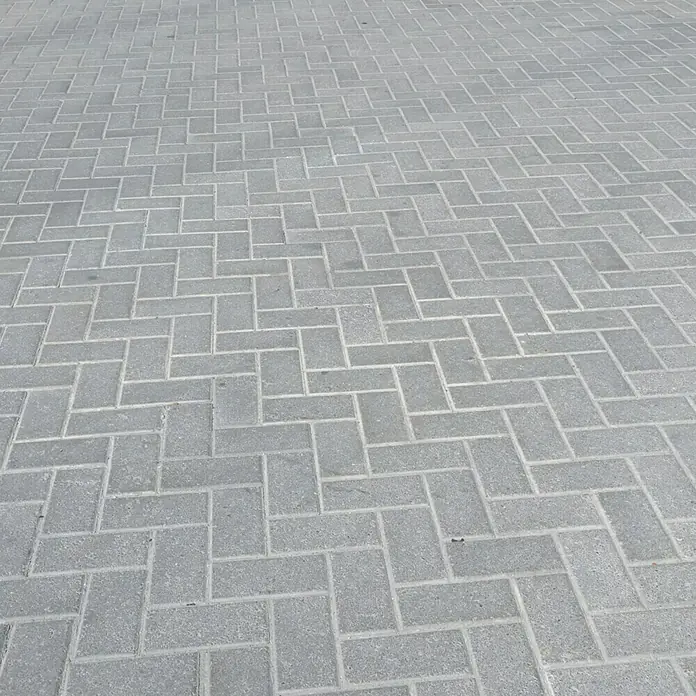 Adoquín - 20 x 10 x 6 cm, Gris, Hormigón, Rectangular