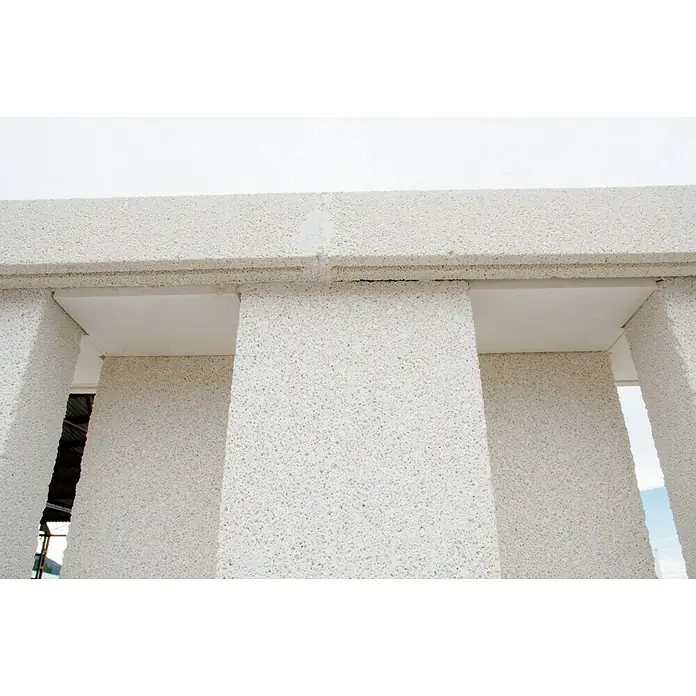 Tapa frontal de protección contra viento - Hormigón polímero, Blanco