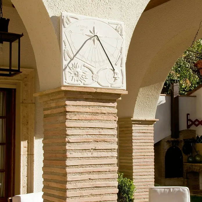 Reloj de pared Solar 2 - Blanco, 51 x 51 cm