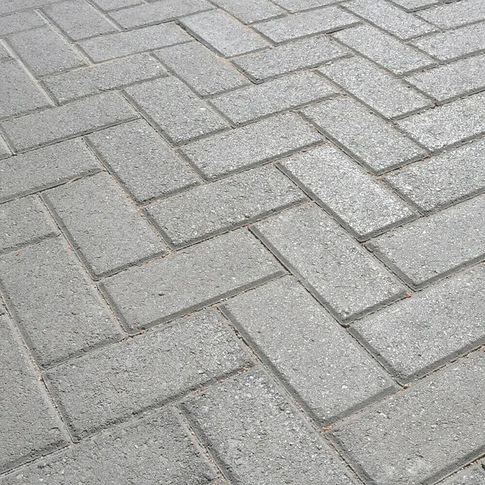 Adoquín - 20 x 10 x 6 cm, Gris, Hormigón, Rectangular