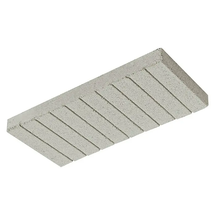 Pavimento plaqueta R4 - 40 x 20 cm, Gris