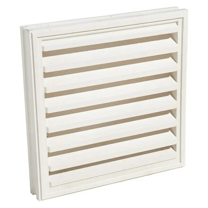 Persiana de ventilación - 40 x 40 cm, Blanco