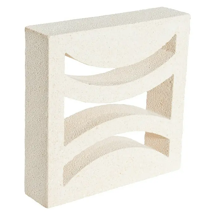 Celosía de pared Flor - 25 x 25 cm, Blanco