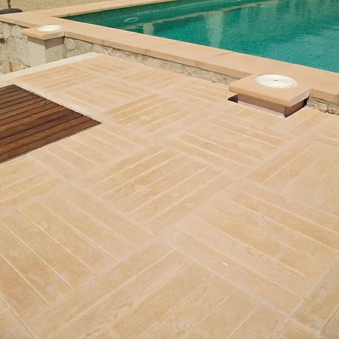 Baldosa para exterior Teka - 50 x 50 cm, Marrón