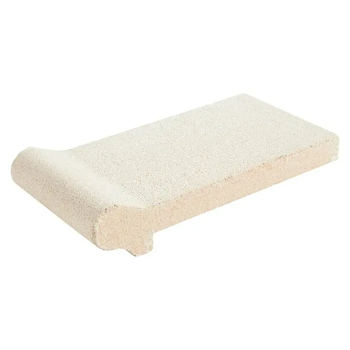 Pavimento remate Piscina R1 - 50 x 25 cm, Blanco, Liso