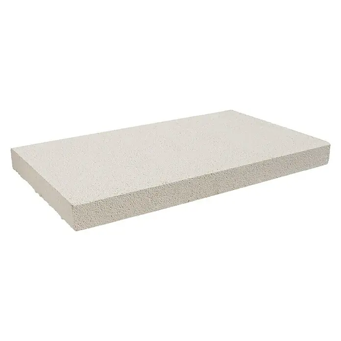 Cubremuros plano Liso - 50 x 33 x 4 cm, Blanco, Hormigón