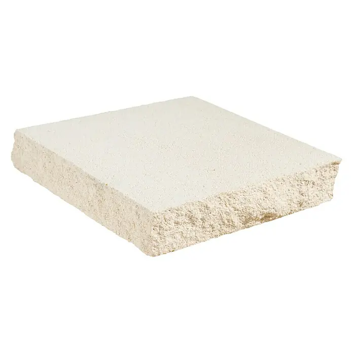 Tapa remate prensado - 36 x 36 cm, Blanco, Ligeramente irregular