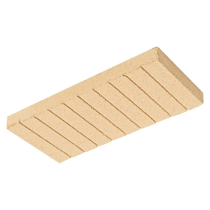 Pavimento plaqueta R4 - 40 x 20 cm, Crema