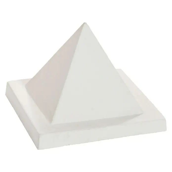 Tapa de remate para pilares Pirámide - 26 x 26 cm, Blanco