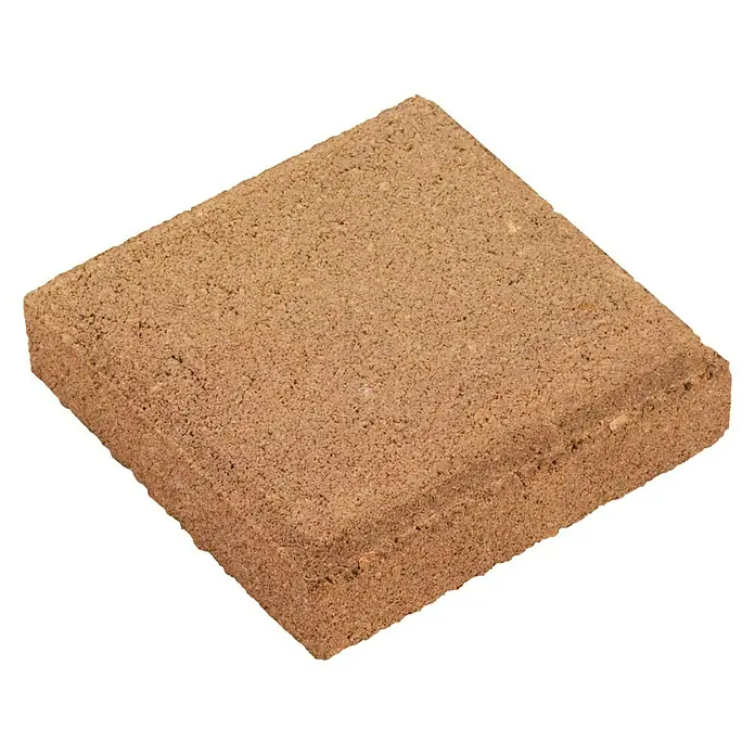 Loseta de exterior Irisada - 15 x 15 x 3,5 cm, Terracota, Hormigón