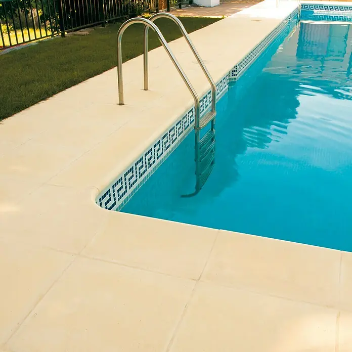 Pavimento remate Piscina - 50 x 34 cm, Crema