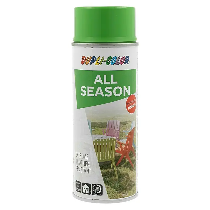 Dupli-Color Color Lak u spreju RAL 6018 - Žutozelene boje, Sjaj, 400 ml - Pogled sprijeda