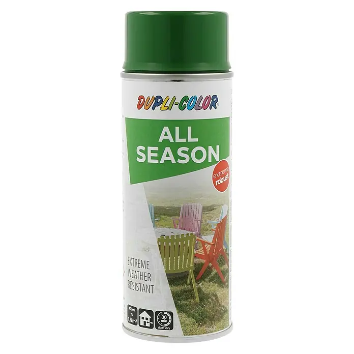 Dupli-Color Color Lak u spreju RAL 6002 - Lisno zelene boje, Sjaj, 400 ml - Pogled sprijeda