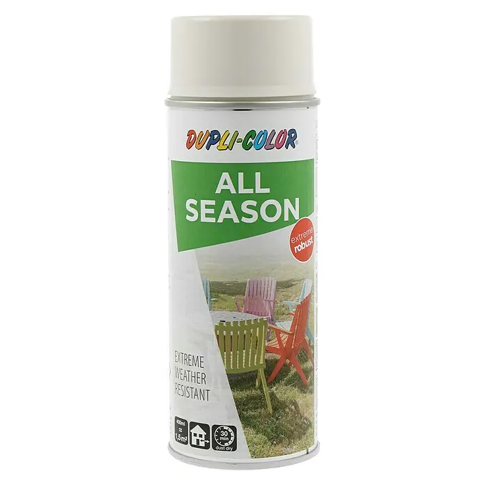 Dupli-Color Color Lak u spreju RAL 9001 - Kremasto bijele boje, Sjaj, 400 ml - Pogled sprijeda