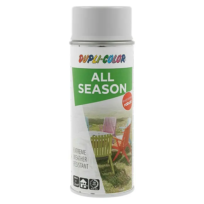 Dupli-Color Color Lak u spreju RAL 7035 - Svijetlosive boje, Sjaj, 400 ml - Pogled sprijeda