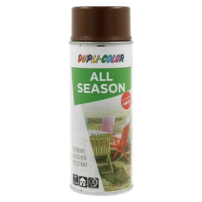 Dupli-Color Color Lak u spreju RAL 8011 - Orašno smeđe boje, Sjaj, 400 ml - Pogled sprijeda
