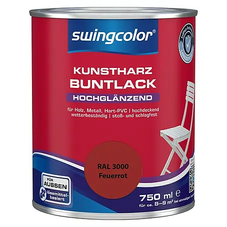 swingcolor  Buntlack Kunstharz für Außen