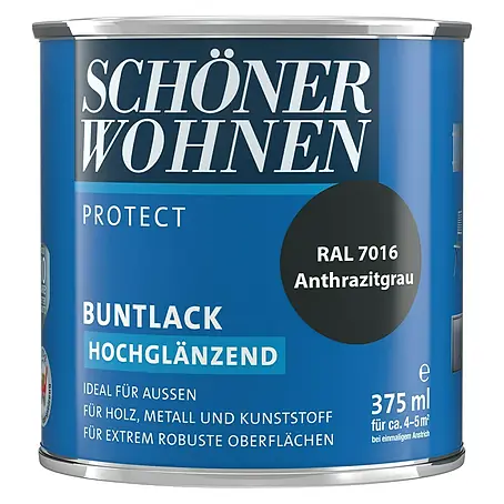 SCHÖNER WOHNEN-Farbe Protect Buntlack RAL 7016
