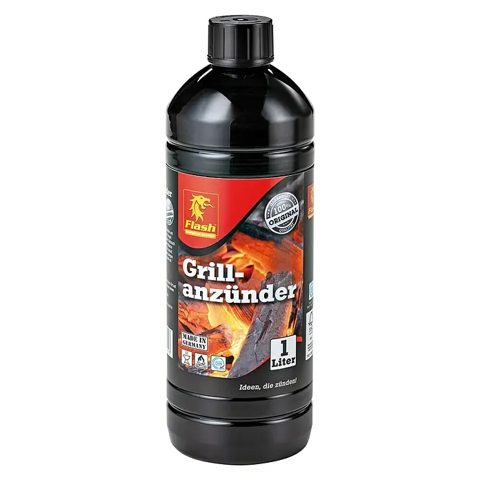 Flash Anzündmittel - 1 l - Vorderansicht