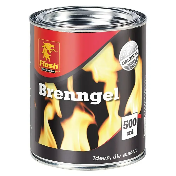 Flash Sicherheitsbrennpaste - 500 ml - Vorderansicht