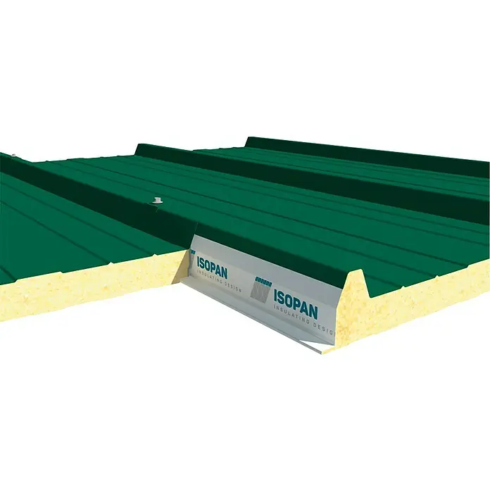 Isopan Panel de sándwich  aislante Isotego Verde - 4 x 1 m