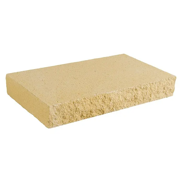 Cubremuros plano Split - 50 x 20 x 7 cm, Crema, Hormigón