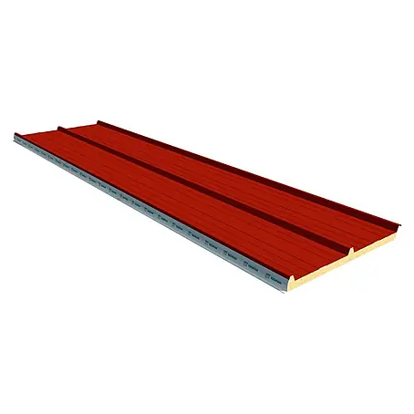 Isopan  Panel de sándwich  aislante Isotego Rojo