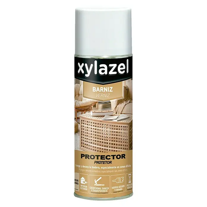 Xylazel Barniz Universal spray - Incoloro, 400 ml, Satinado