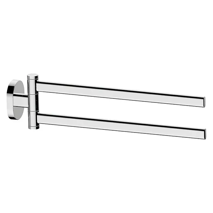 Aquasanit Link Toallero de barra - Ancho: 37,3 cm, 2 brazos