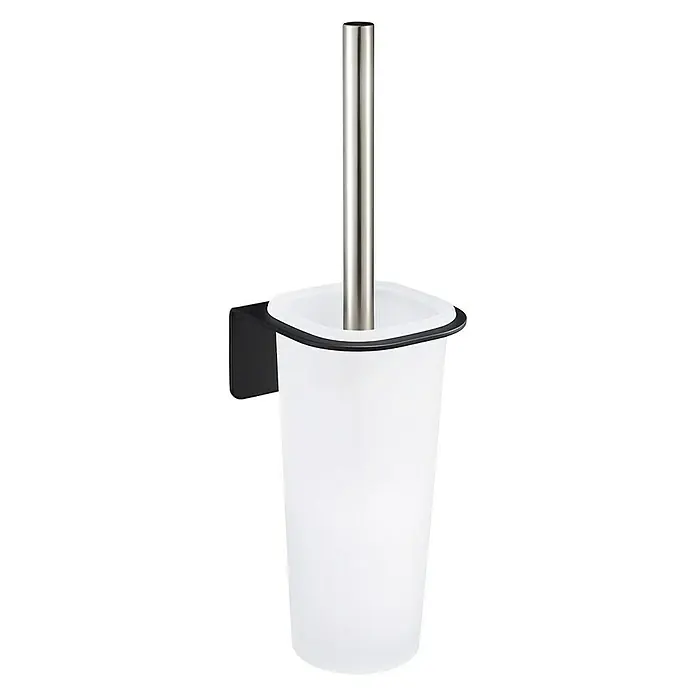 Aquasanit Skyline Black Escobillero - Acero inoxidable, Negro
