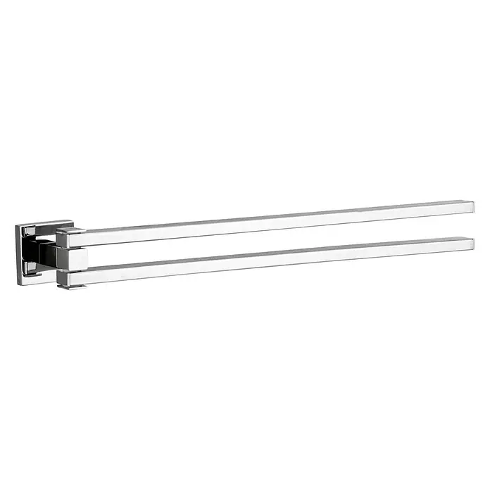 Aquasanit Frame Toallero de barra - Ancho: 40,3 cm, 2 brazos