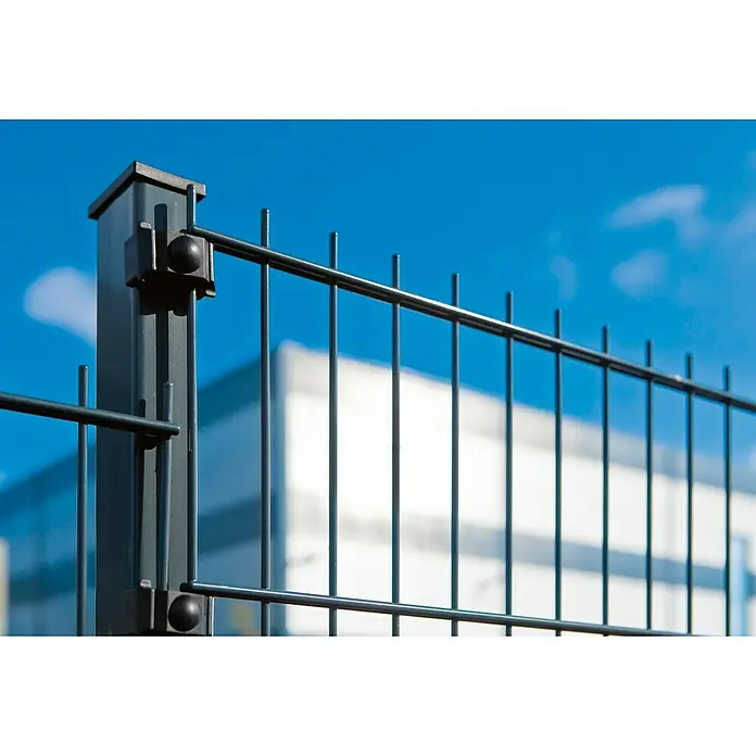 Kraus Zaunpfosten Typ K - Höhe: 140 cm, Anthrazit, Stahl
