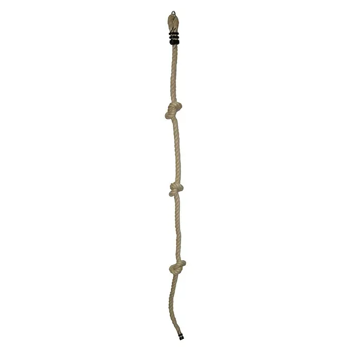 Kletterseil - Länge: 190 cm, Natur, Kunsthanf - Vorderansicht