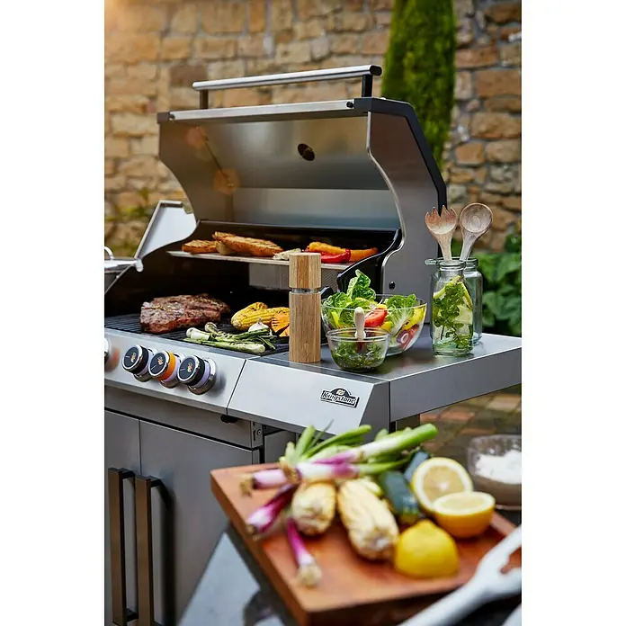 Kingstone KMS Gasgrill Cliff 455-I ES - Anzahl Brenner: 5, Hauptgrillfläche: 70 x 45 cm, 20,2 kW