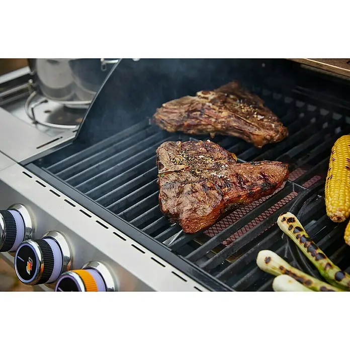 Kingstone KMS Gasgrill Cliff 455-I ES - Anzahl Brenner: 5, Hauptgrillfläche: 70 x 45 cm, 20,2 kW