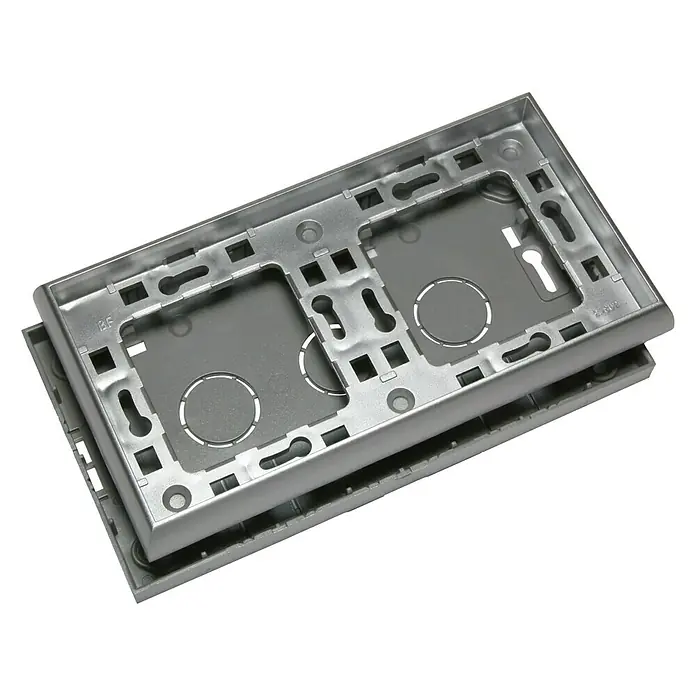 Fontini BF-25 Marco - Aluminio, x 2, Plástico, En pared