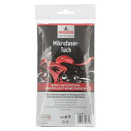 Nigrin Moto-Bike Mikrofaser-Reinigungstuch