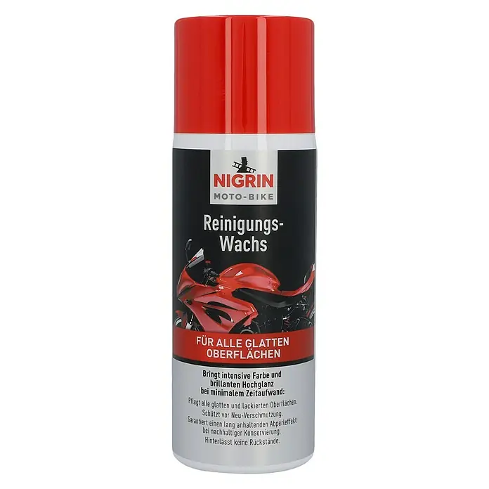 Nigrin Moto-Bike Sprühwachs - 400 ml - Vorderansicht