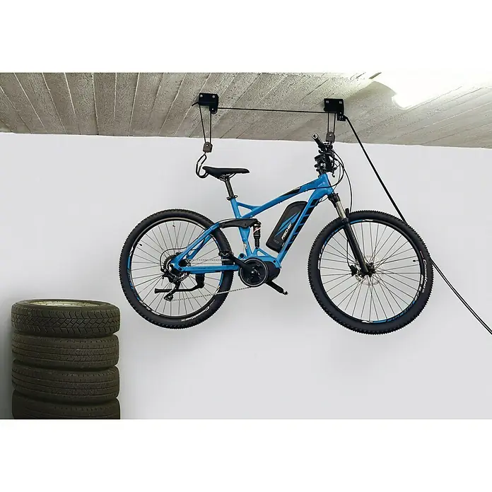 Fischer Fahrradlift ProfiPlus - Traglast: 57 kg, Passend für: Gerätschaften bis 57 kg - Vorderansicht