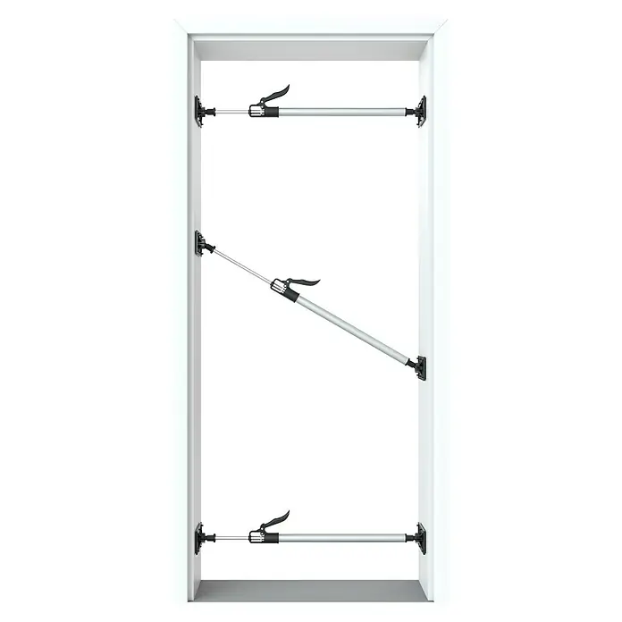 Schnellspann Deckenstützen & Türspanner Montagestütze - Spreizweite: 66 - 99 cm - Anwendungsbeispiel