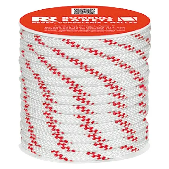 Cuerda de poliéster - Ø x L: 10 mm x 25 m, Trenzado
