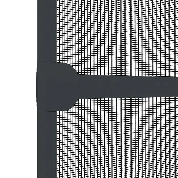Easy Life easyLINE 2 Insektenschutztür - B x H: 100 x 210 cm, Farbe Rahmen: Anthrazit, Schraubbefestigung - Detailaufnahme