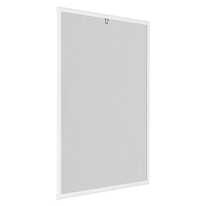 Easy Life easyLINE 2 Zaštita od insekata za prozore - Š x V: 100 x 120 cm, Boja okvira: Bijele boje, Opruge za brzu montažu - Pogled s lijeve strane
